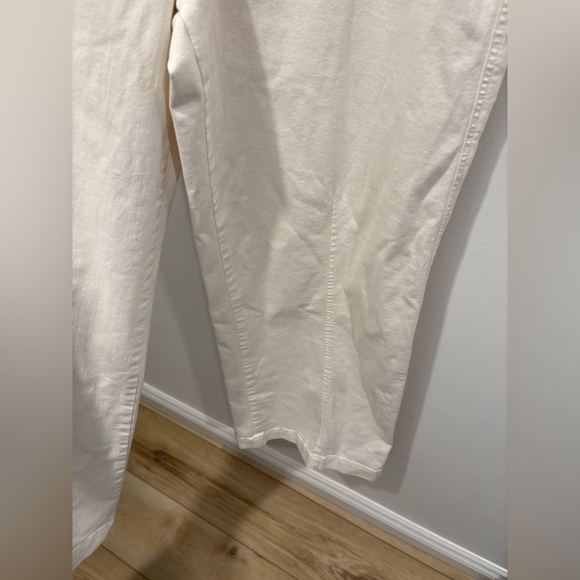 Spanx Women's Jeans Seamed Front Wide Leg inn Ecru Wash Pull-on XL - Picture 6 of 10